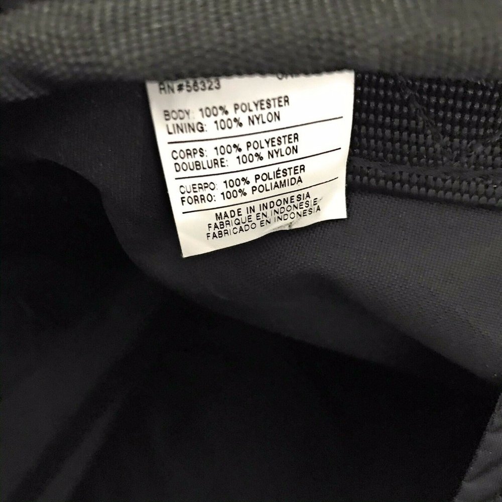 (SOLD) Nike Unisex Black Duffel Overnight Gym Bag - Picture 6 of 8